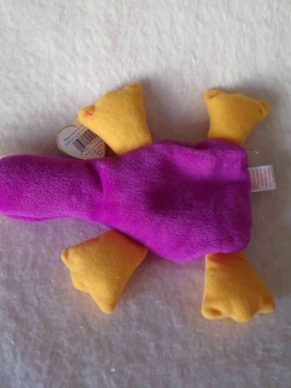 Ty Beanie Baby Patti The Platypus Plush RARE Highly Collectable 1993 style 4025